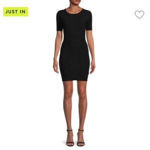 Good American Black Bodycon Mini Dress